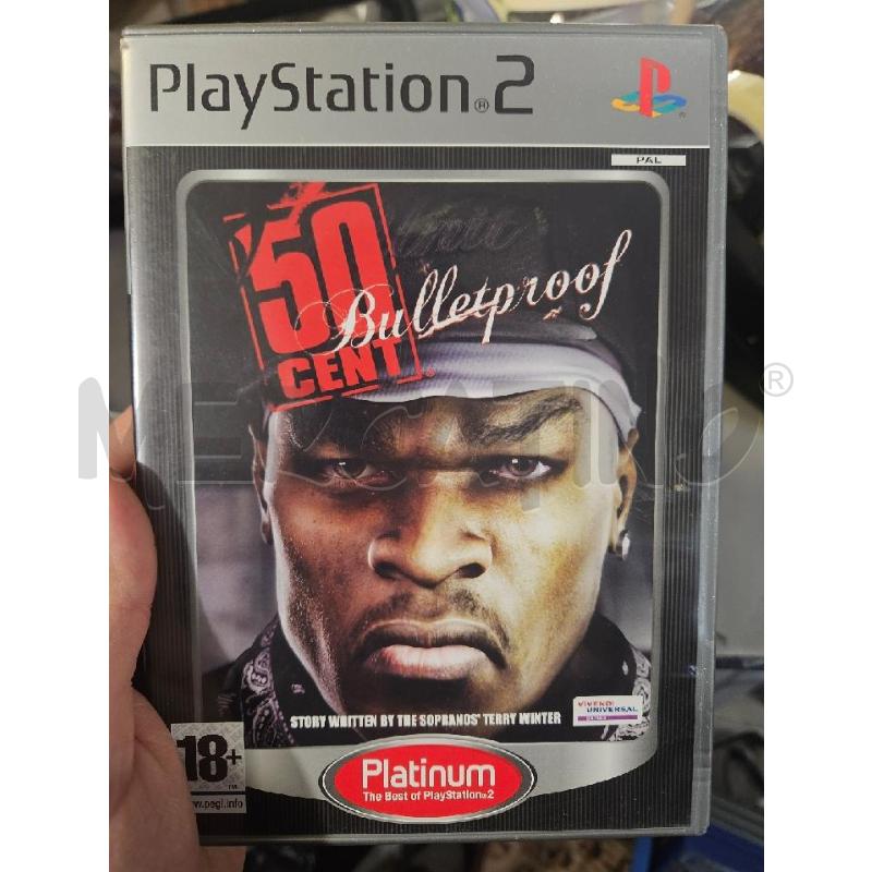 50 CENT BULLETPROOF PLATINUM - PS2 VIDEO GIOCO  | Mercatino dell'Usato Modena 1