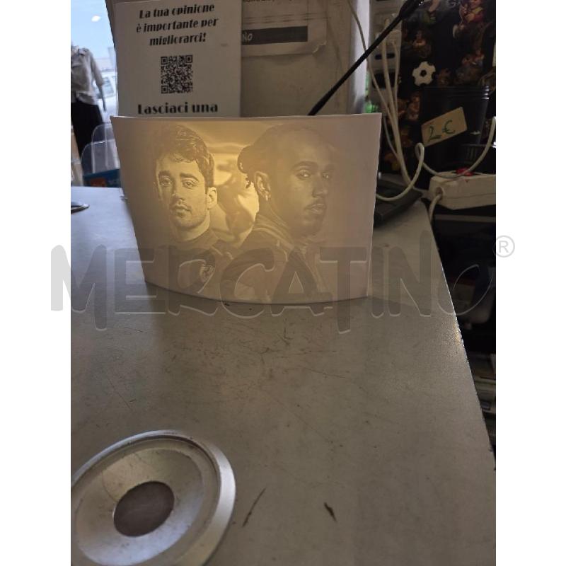 ABAT JOUR HAMILTON SOLO LED LECLERC STAMPA 3D  | Mercatino dell'Usato Modena 1