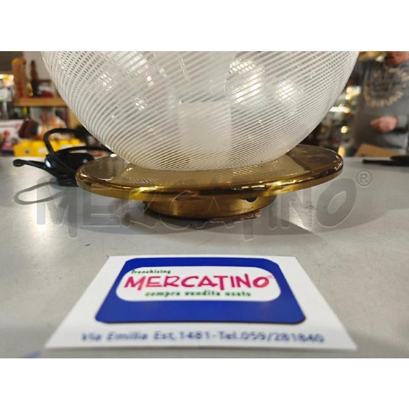 ABAT JOUR MURANO SPIRALI BIANCHE BASI OTT. | Mercatino dell'Usato Modena 2