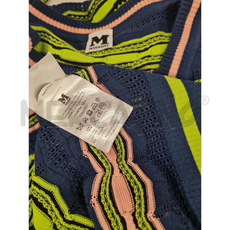 ABITO DONNA MISSONI FANTASIA BLUETTE VERDE | Mercatino dell'Usato Modena 5