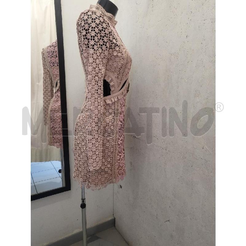 ABITO DONNA SELF PORTRAIT TRAFORATO ROSA SABBIA MANICA LUNGA | Mercatino dell'Usato Modena 2