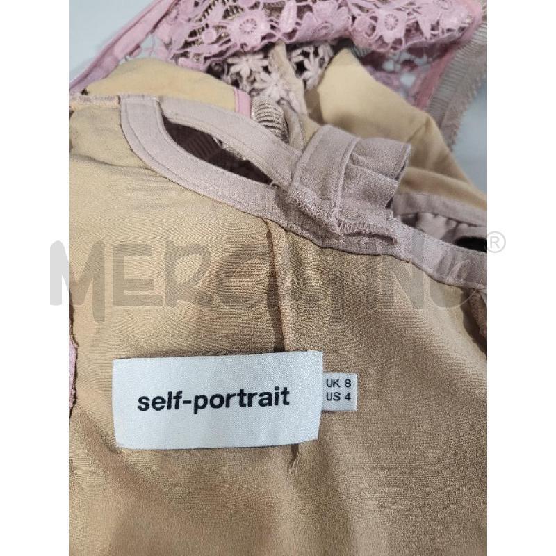 ABITO DONNA SELF PORTRAIT TRAFORATO ROSA SABBIA MANICA LUNGA | Mercatino dell'Usato Modena 5