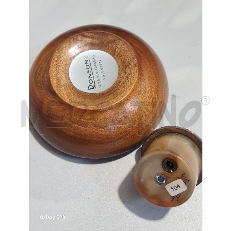 ACCENDINO DA COLLEZIONE RONSON LEGNO VENDUTO COME NON FUNZIONANTE | Mercatino dell'Usato Modena 2