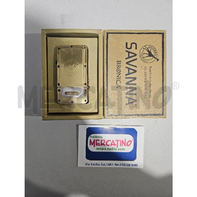 ACCENDINO SAVANNA BRONICA NON TESTATO VENDUTO COME NON FUNZIONANTE | Mercatino dell'Usato Modena 1