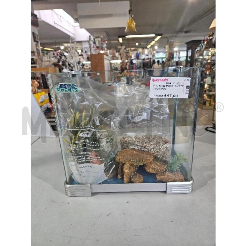 ACQUARIO PICCOLO VETRO BLU BIOS | Mercatino dell'Usato Modena 1