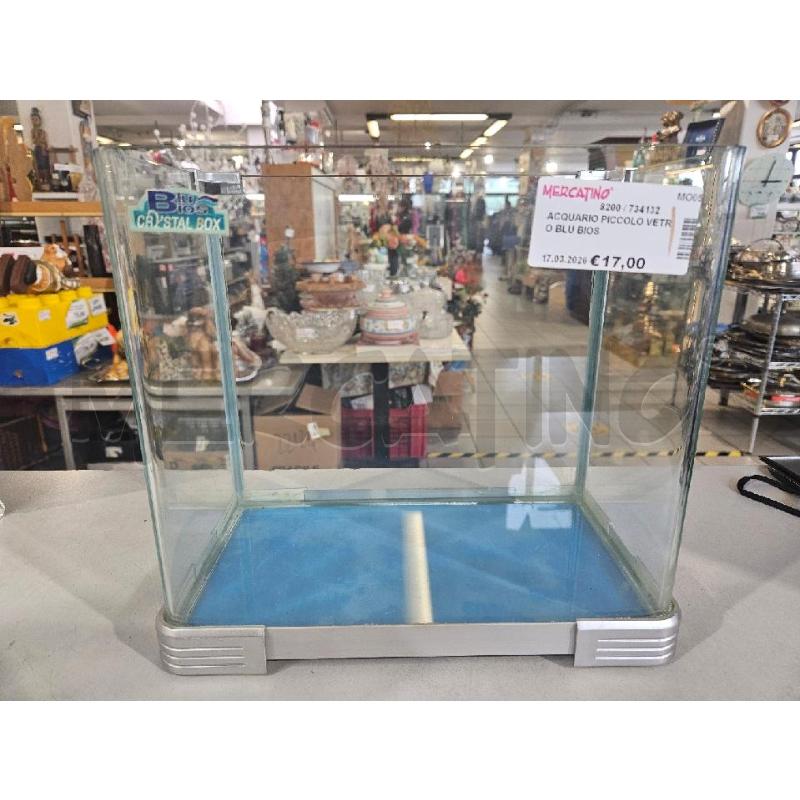 ACQUARIO PICCOLO VETRO BLU BIOS | Mercatino dell'Usato Modena 2