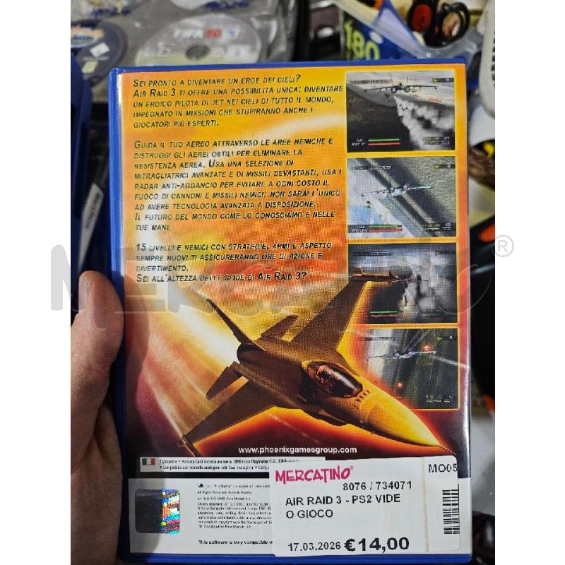 AIR RAID 3 - PS2 VIDEO GIOCO  | Mercatino dell'Usato Modena 2