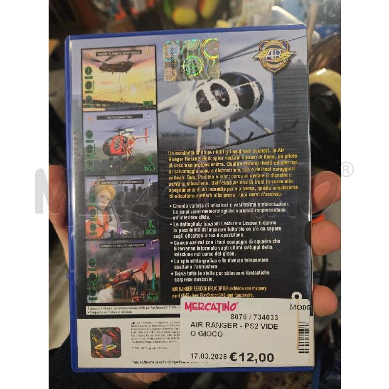 AIR RANGER - PS2 VIDEO GIOCO  | Mercatino dell'Usato Modena 2