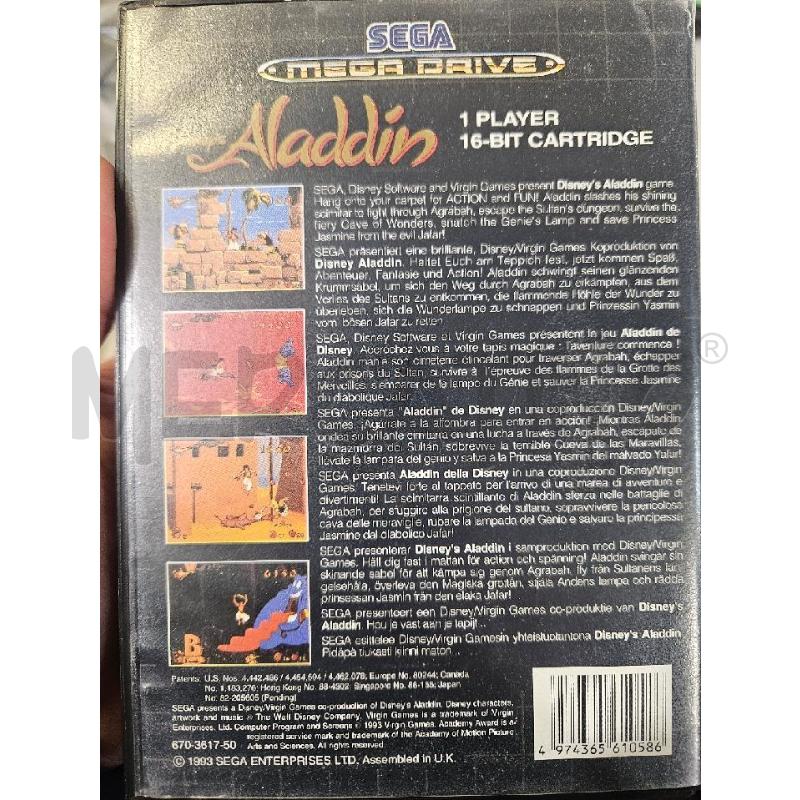 ALADDIN - SEGA MEGA DRIVE VIDEO GIOCO  | Mercatino dell'Usato Modena 2