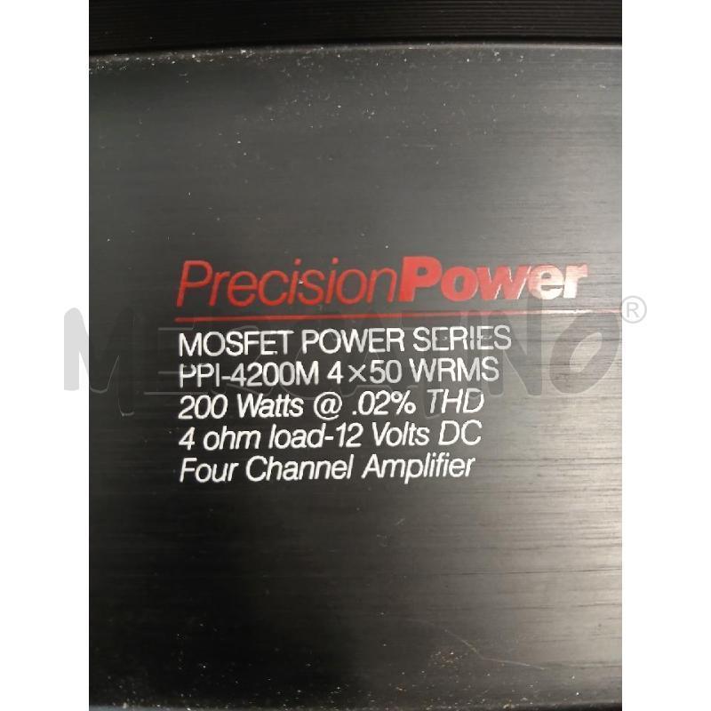 AMPLIFICATORE AUTO PRECISION POWER MOSFET POWER SERIES PPI-4200M | Mercatino dell'Usato Modena 4