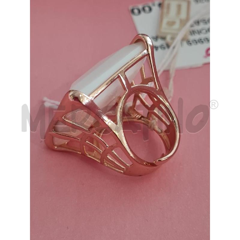 ANELLO DONNA AGATA BIANCA ROSATO | Mercatino dell'Usato Modena 3