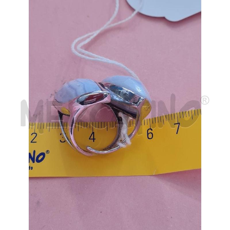 ANELLO DONNA AGATA DAL PIZZO BLU ### | Mercatino dell'Usato Modena 3