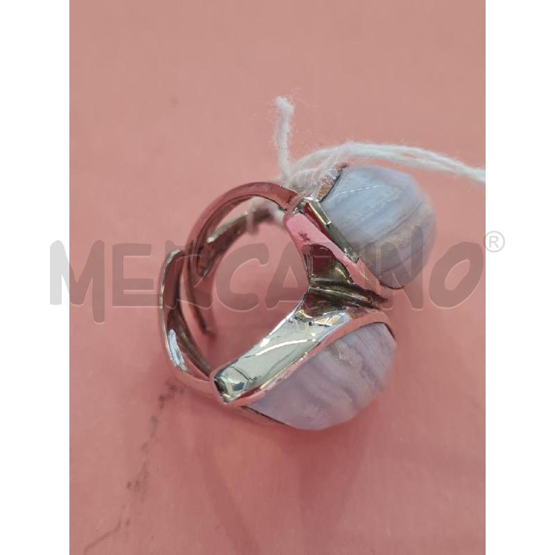 ANELLO DONNA AGATA DAL PIZZO BLU ### | Mercatino dell'Usato Modena 4