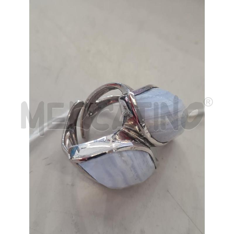 ANELLO DONNA AGATA DAL PIZZO BLU ### | Mercatino dell'Usato Modena 5