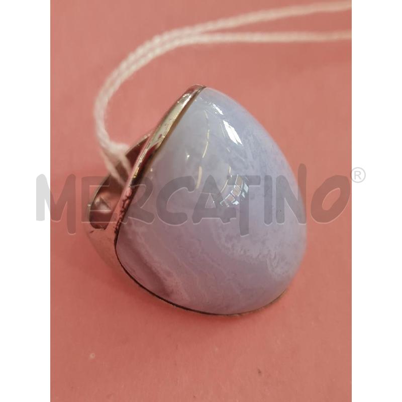 ANELLO DONNA AGATA DAL PIZZO BLU ### | Mercatino dell'Usato Modena 1