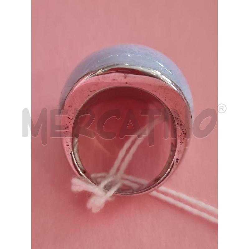 ANELLO DONNA AGATA DAL PIZZO BLU ### | Mercatino dell'Usato Modena 2