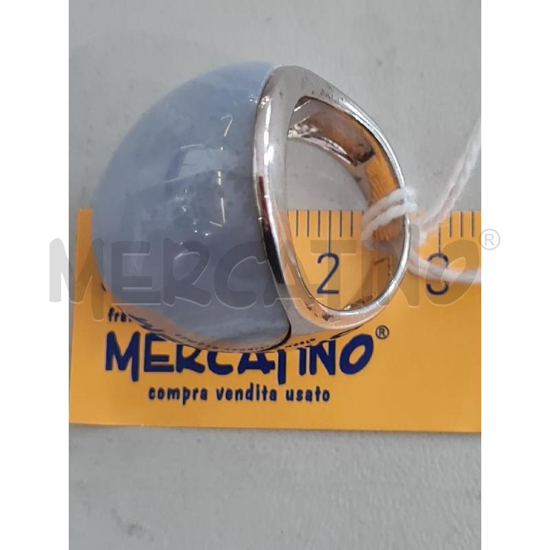 ANELLO DONNA AGATA DAL PIZZO BLU ### | Mercatino dell'Usato Modena 3
