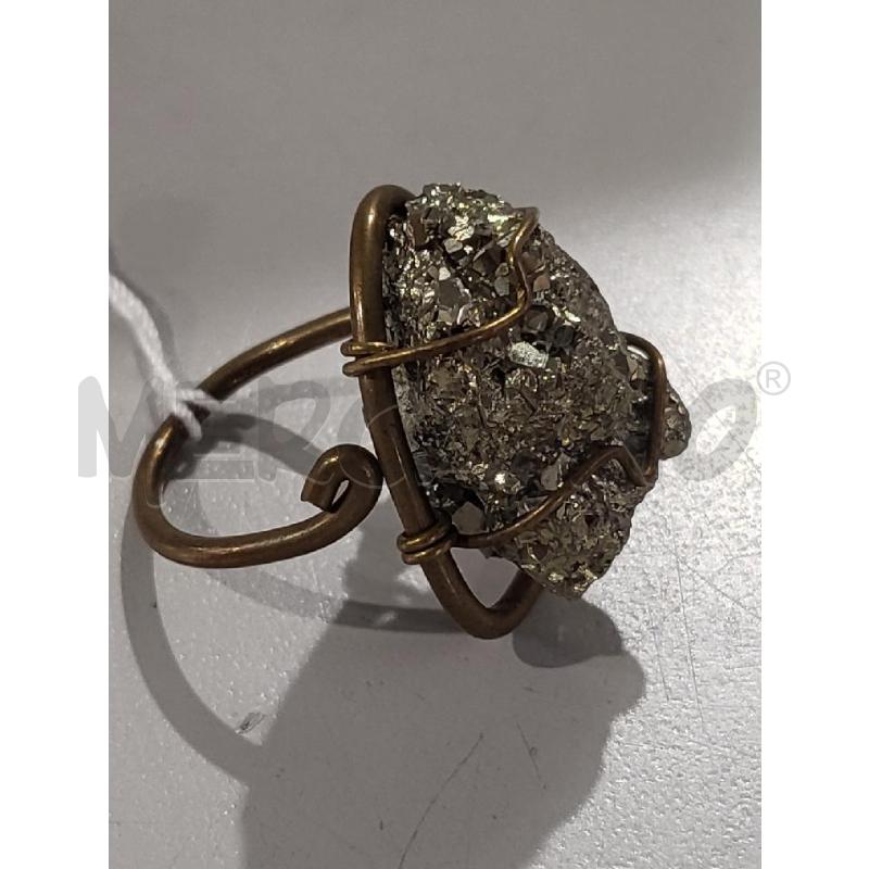 ANELLO DONNA ARTIGIANALE PIETRA PIRITE | Mercatino dell'Usato Modena 2