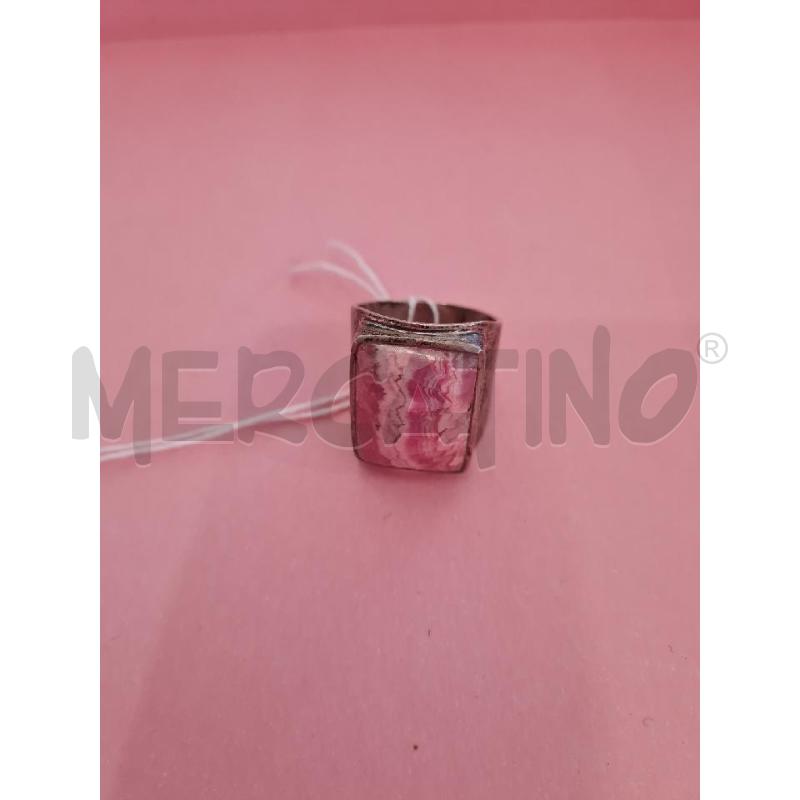ANELLO DONNA CORALLO ROSA RETANG | Mercatino dell'Usato Modena 1