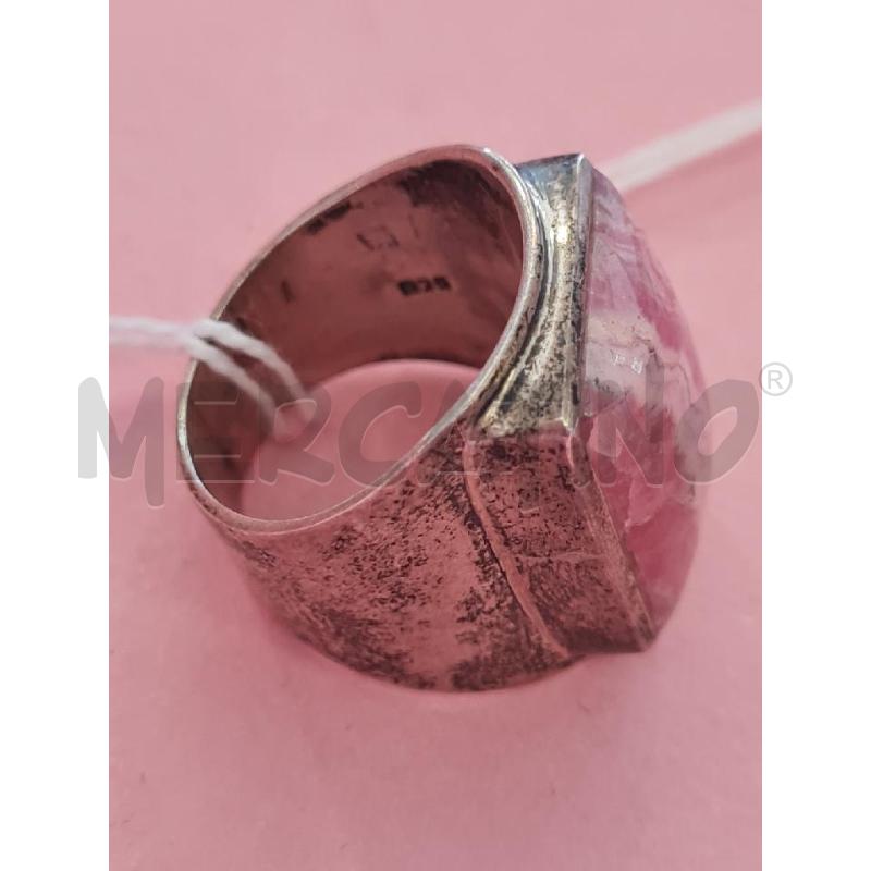ANELLO DONNA CORALLO ROSA RETANG | Mercatino dell'Usato Modena 2