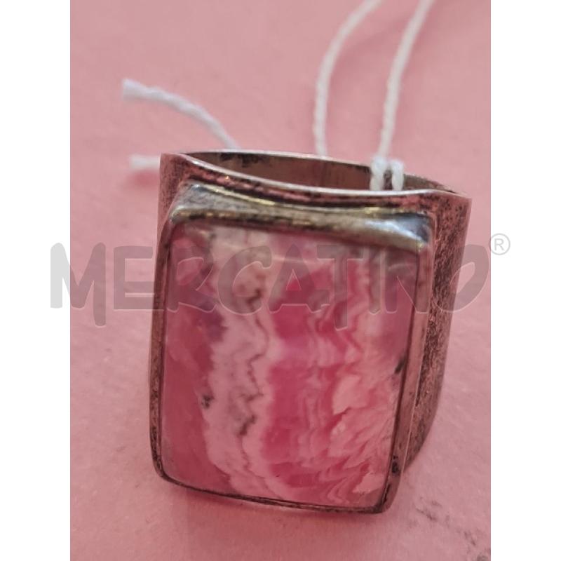 ANELLO DONNA CORALLO ROSA RETANG | Mercatino dell'Usato Modena 4