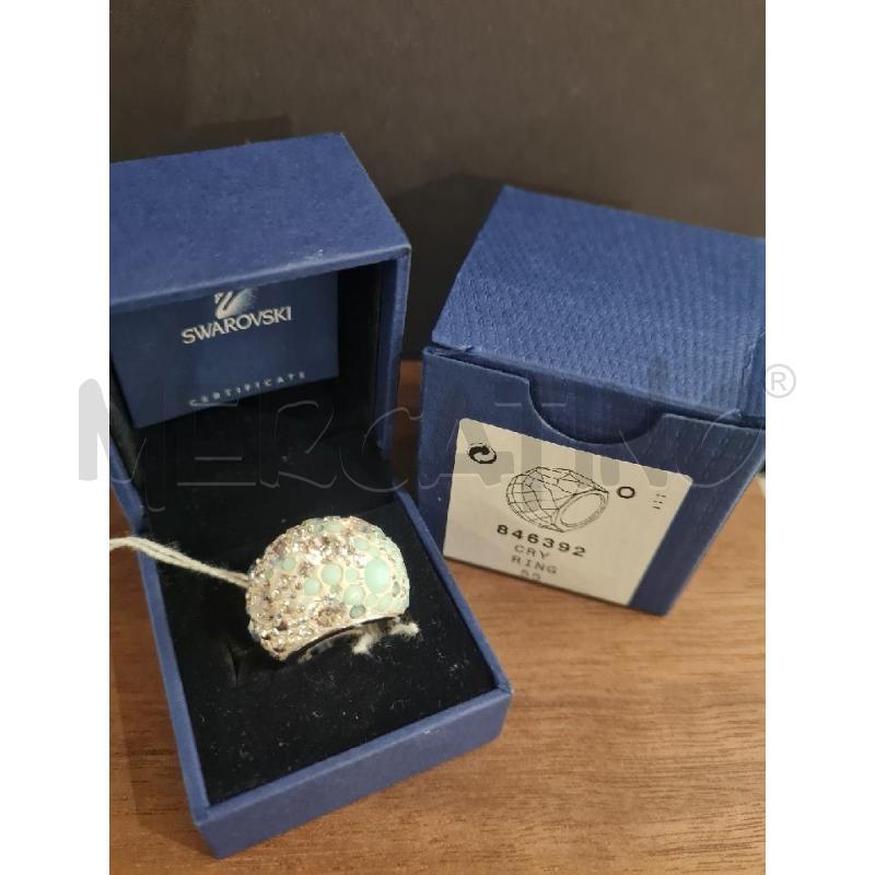 ANELLO DONNA CRISTALLO AZZURRO  | Mercatino dell'Usato Modena 1