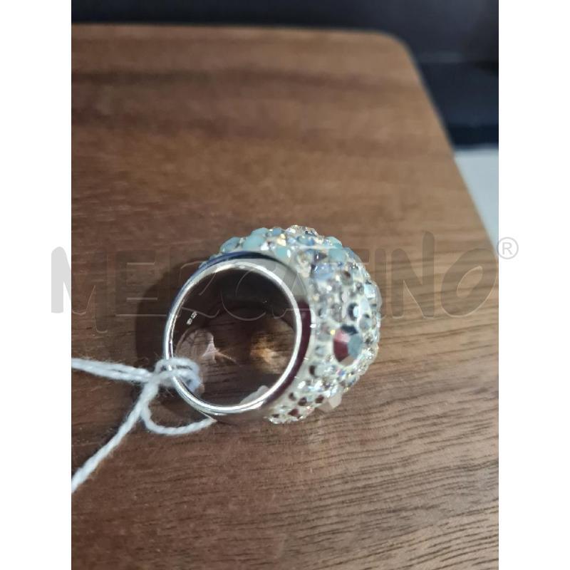 ANELLO DONNA CRISTALLO AZZURRO  | Mercatino dell'Usato Modena 3