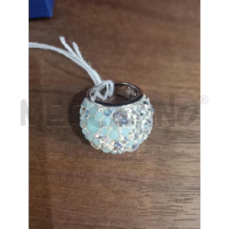 ANELLO DONNA CRISTALLO AZZURRO  | Mercatino dell'Usato Modena 5
