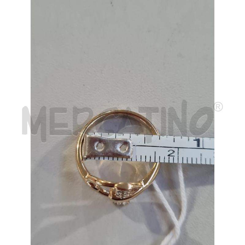 ANELLO DONNA DORATO MORELLATO STRASS | Mercatino dell'Usato Modena 5