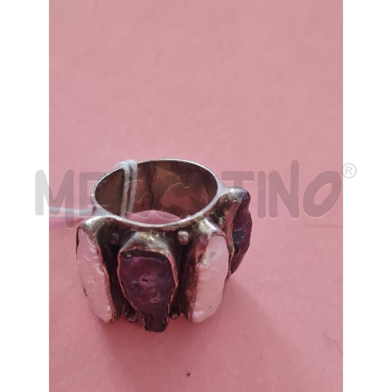 ANELLO DONNA MADRE PERLA ### | Mercatino dell'Usato Modena 1