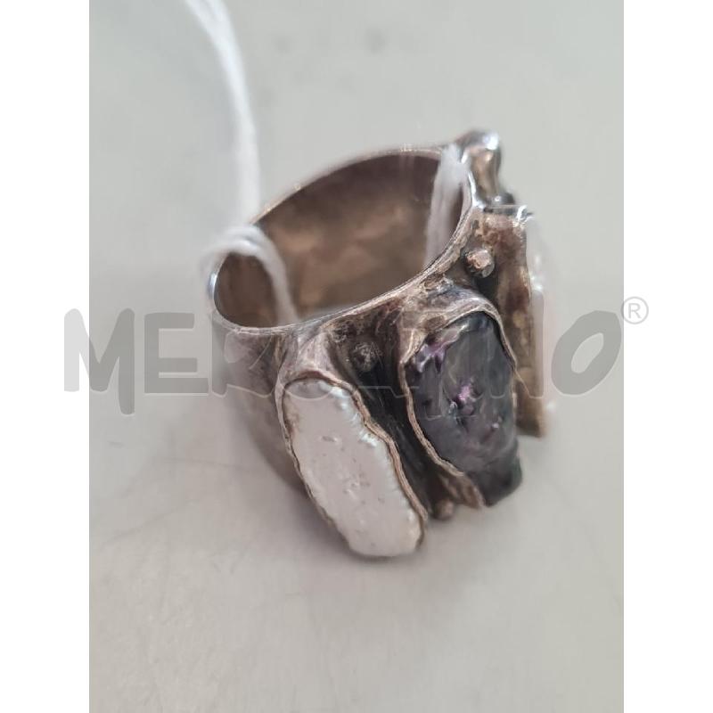 ANELLO DONNA MADRE PERLA ### | Mercatino dell'Usato Modena 5