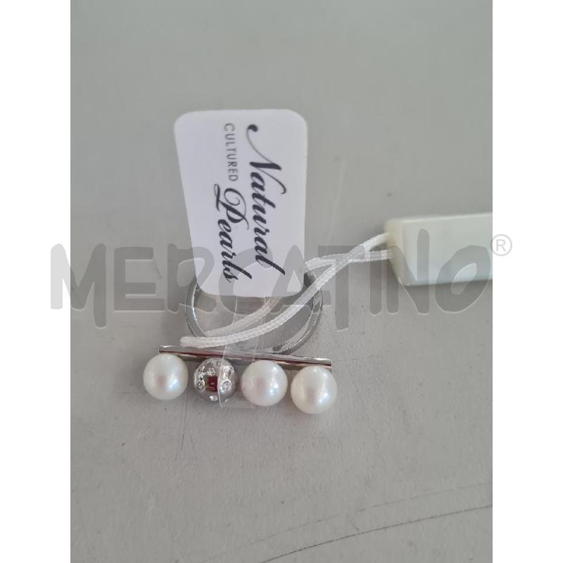 ANELLO DONNA MORELLATO CON PERLE | Mercatino dell'Usato Modena 1