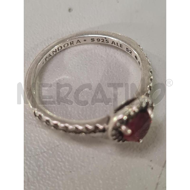 ANELLO DONNA PANDORA CUORE ROSSO | Mercatino dell'Usato Modena 3