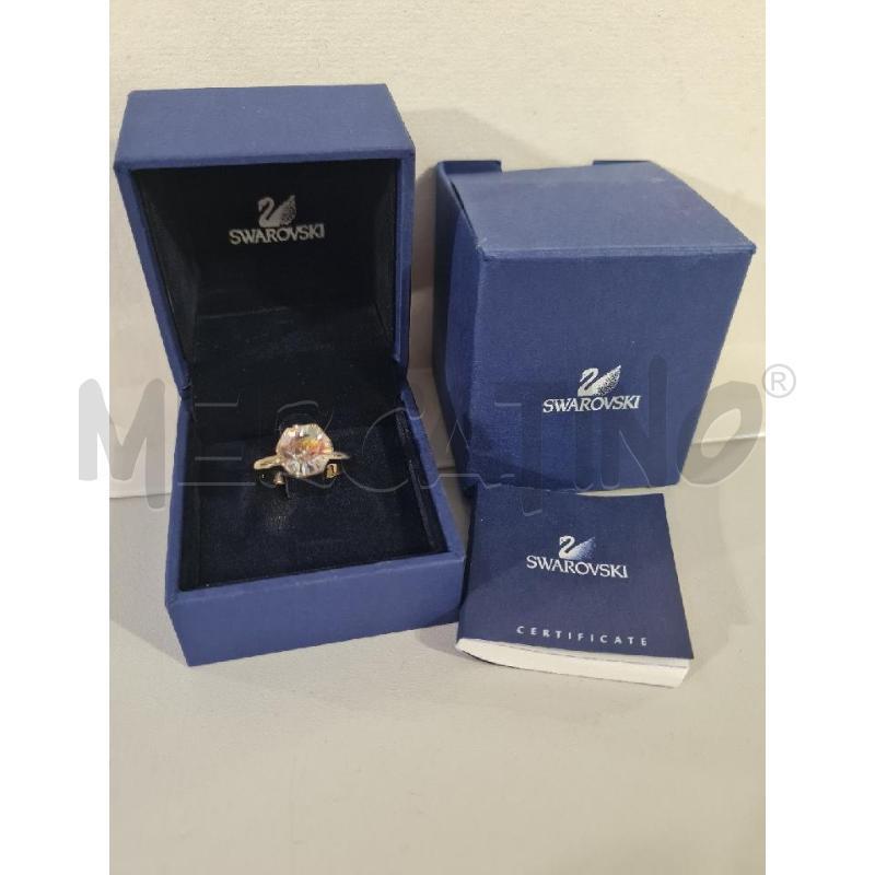 ANELLO DONNA SWAROVSKI CRISTALLO ROSATO | Mercatino dell'Usato Modena 1