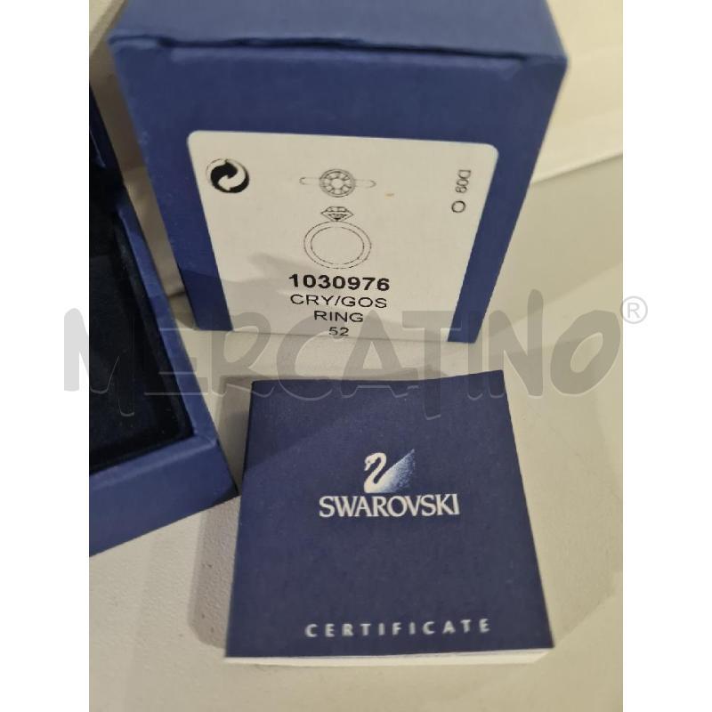ANELLO DONNA SWAROVSKI CRISTALLO ROSATO | Mercatino dell'Usato Modena 5