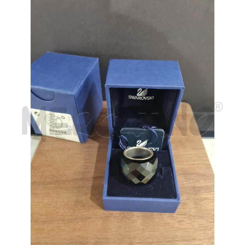 ANELLO DONNA SWAROVSKI JET RING NER | Mercatino dell'Usato Modena 1