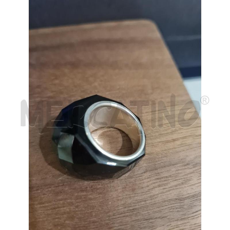 ANELLO DONNA SWAROVSKI JET RING NER | Mercatino dell'Usato Modena 4