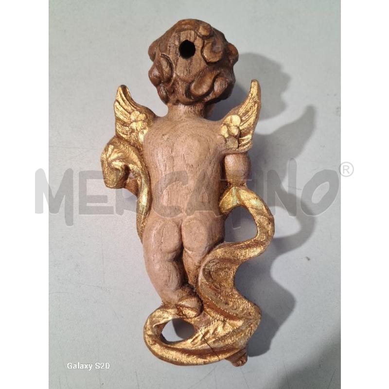 ANGIOLETTO LEGNO DIPINTO 15CM | Mercatino dell'Usato Modena 2