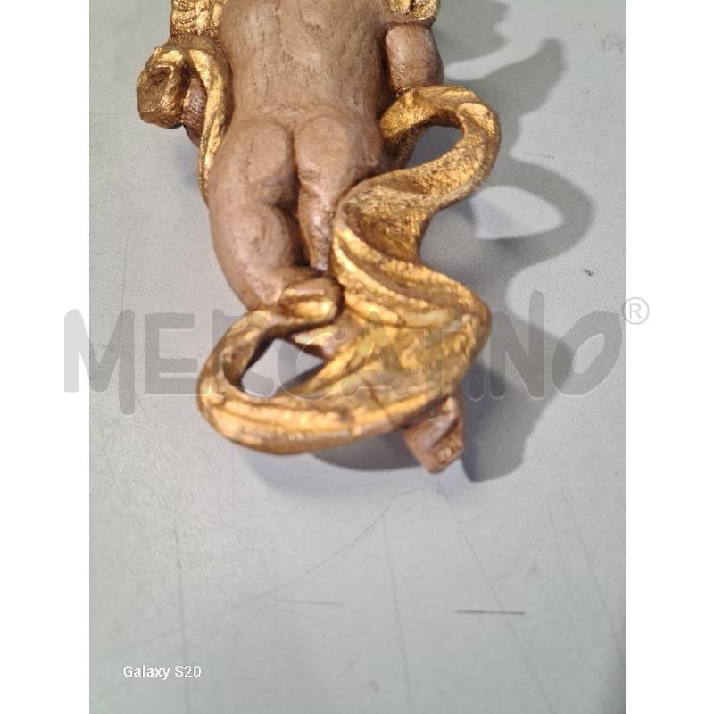 ANGIOLETTO LEGNO DIPINTO 15CM | Mercatino dell'Usato Modena 3