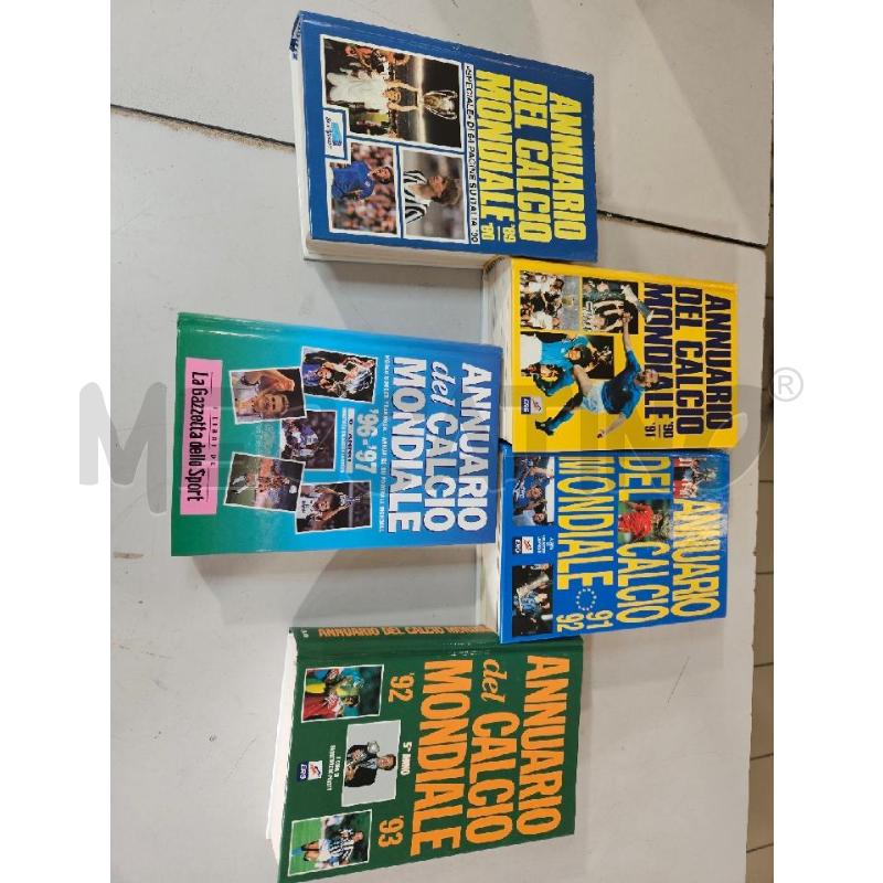 ANNUARIO DEL CALCIO 5 PZ | Mercatino dell'Usato Modena 1