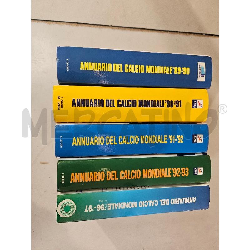 ANNUARIO DEL CALCIO 5 PZ | Mercatino dell'Usato Modena 2