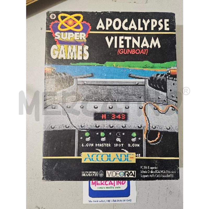 APOCALYPSE VIETNAM GUNBOAT - PC VIDEO GIOCO  | Mercatino dell'Usato Modena 1
