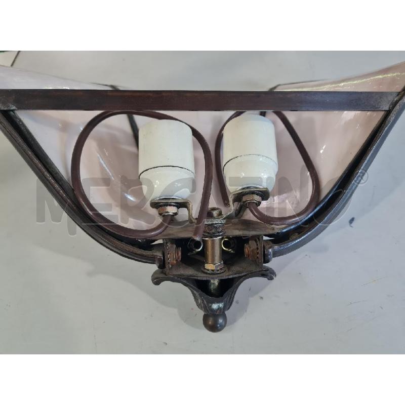 APPLIQUE BRONZO PASTA VETRO | Mercatino dell'Usato Modena 4