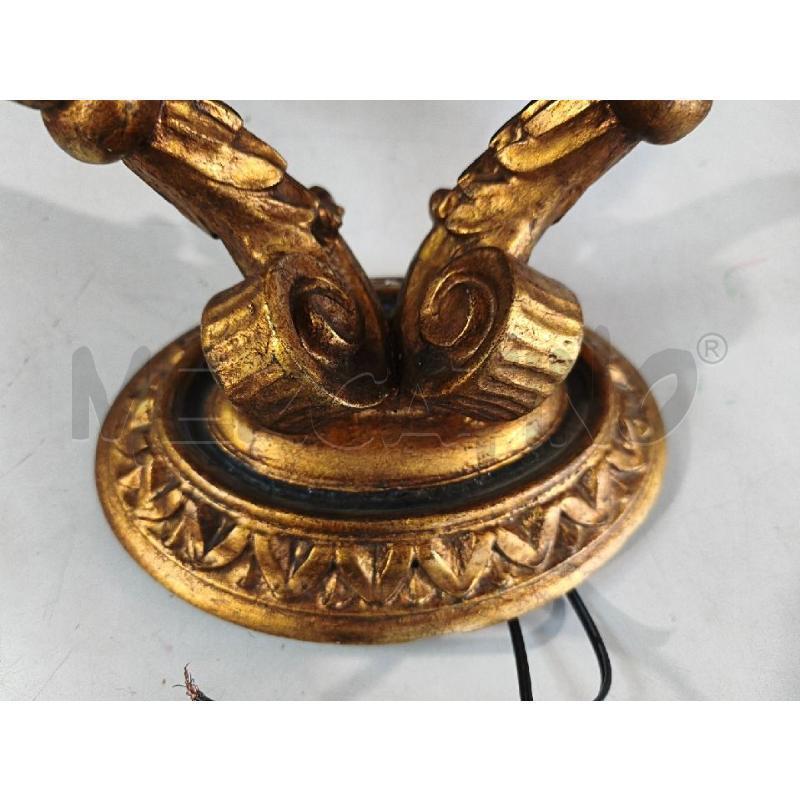 APPLIQUE DOPPIA LEGNO DORATO  | Mercatino dell'Usato Modena 2