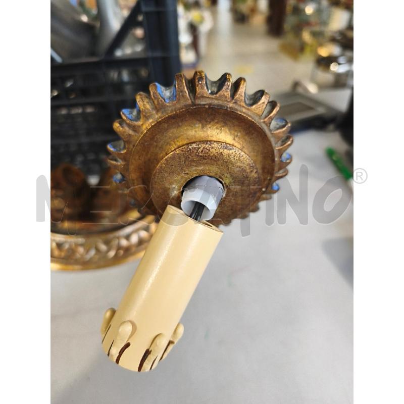APPLIQUE DOPPIA LEGNO DORATO  | Mercatino dell'Usato Modena 4