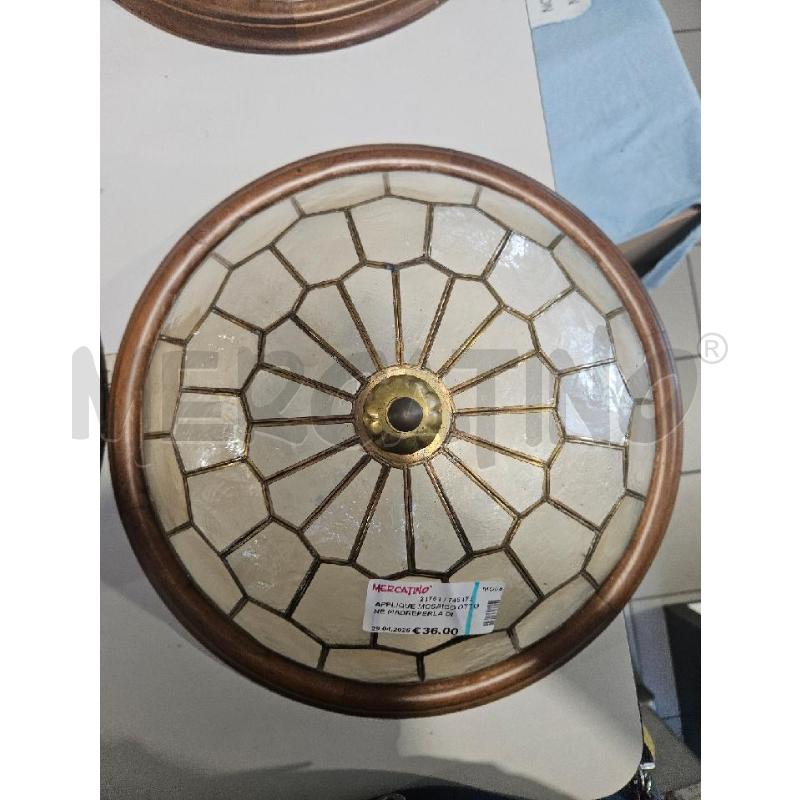 APPLIQUE MOSAICO OTTONE MADREPERLA DIAM 36 | Mercatino dell'Usato Modena 2