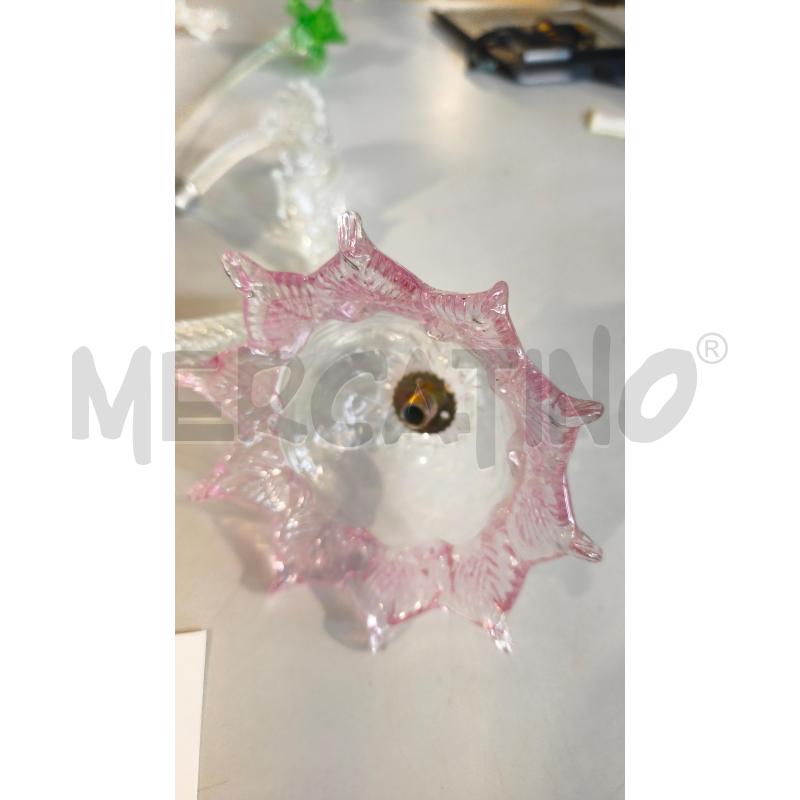 APPLIQUE MURANO VERDE ROSA | Mercatino dell'Usato Modena 5
