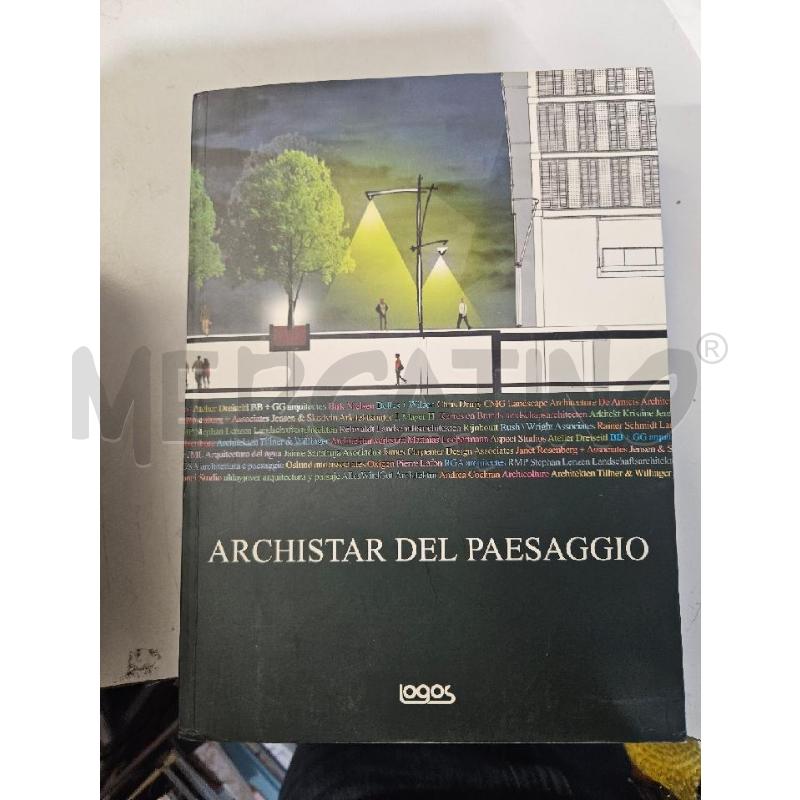 ARCHISTAR DEL PAESAGGIO LOGOS LIBRO | Mercatino dell'Usato Modena 1