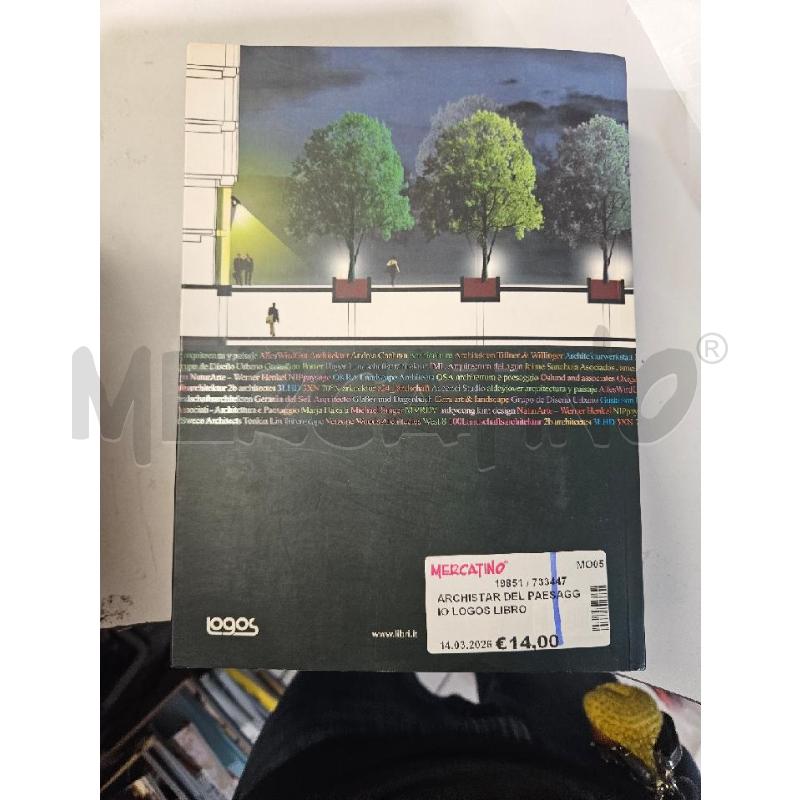 ARCHISTAR DEL PAESAGGIO LOGOS LIBRO | Mercatino dell'Usato Modena 2