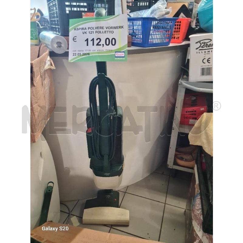 ASPIRA POLVERE VORWERK VK 121 FOLLETTO | Mercatino dell'Usato Modena 4
